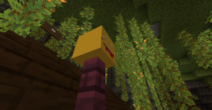 Somewhere in Vibetopia, a Twinkers head is viewed from a lower angle, making it so his tooth is visible. His eyes are still pointed directly at the viewer.